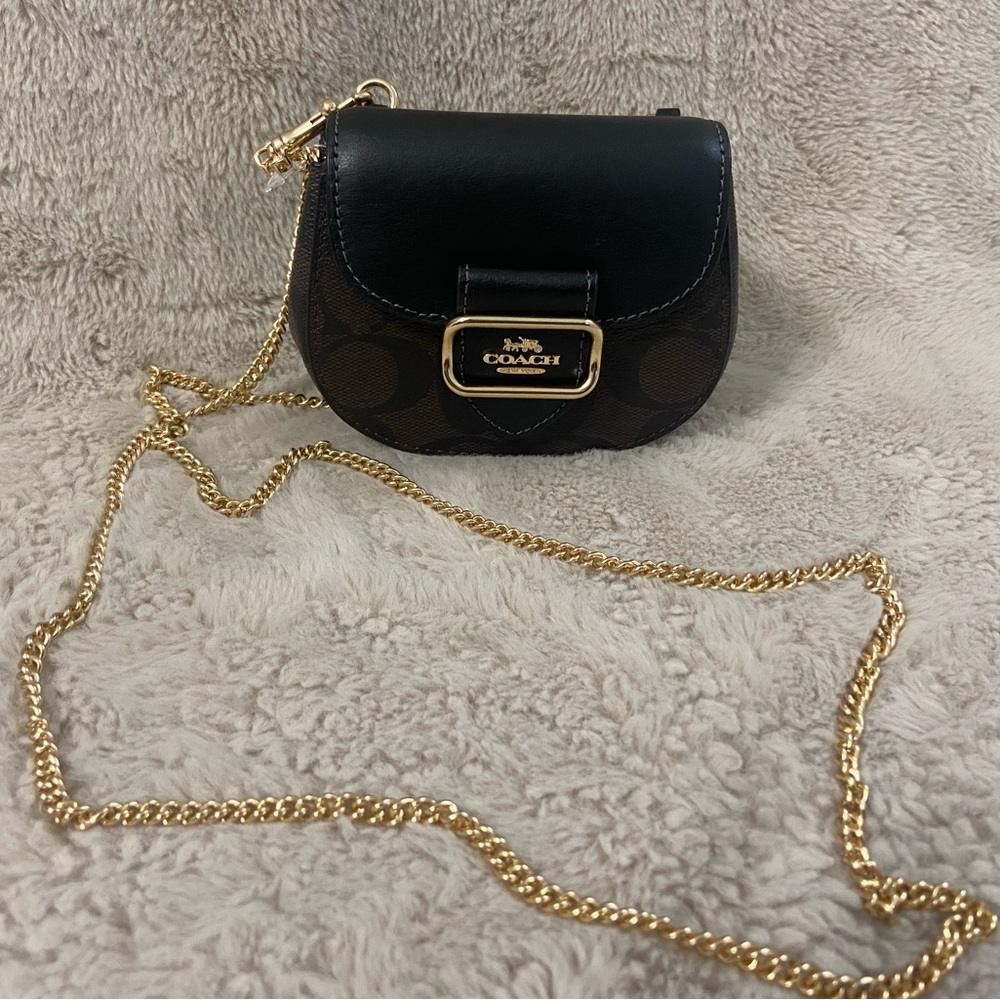 COACH micro bag Morgan card case